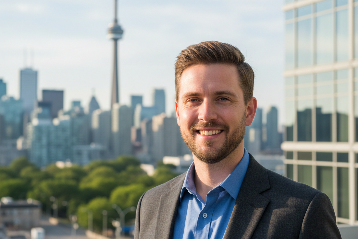 can you generate man living in Toronto a white man profile pic